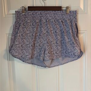 Asics Women's Athletic Shorts in Gray Pattern